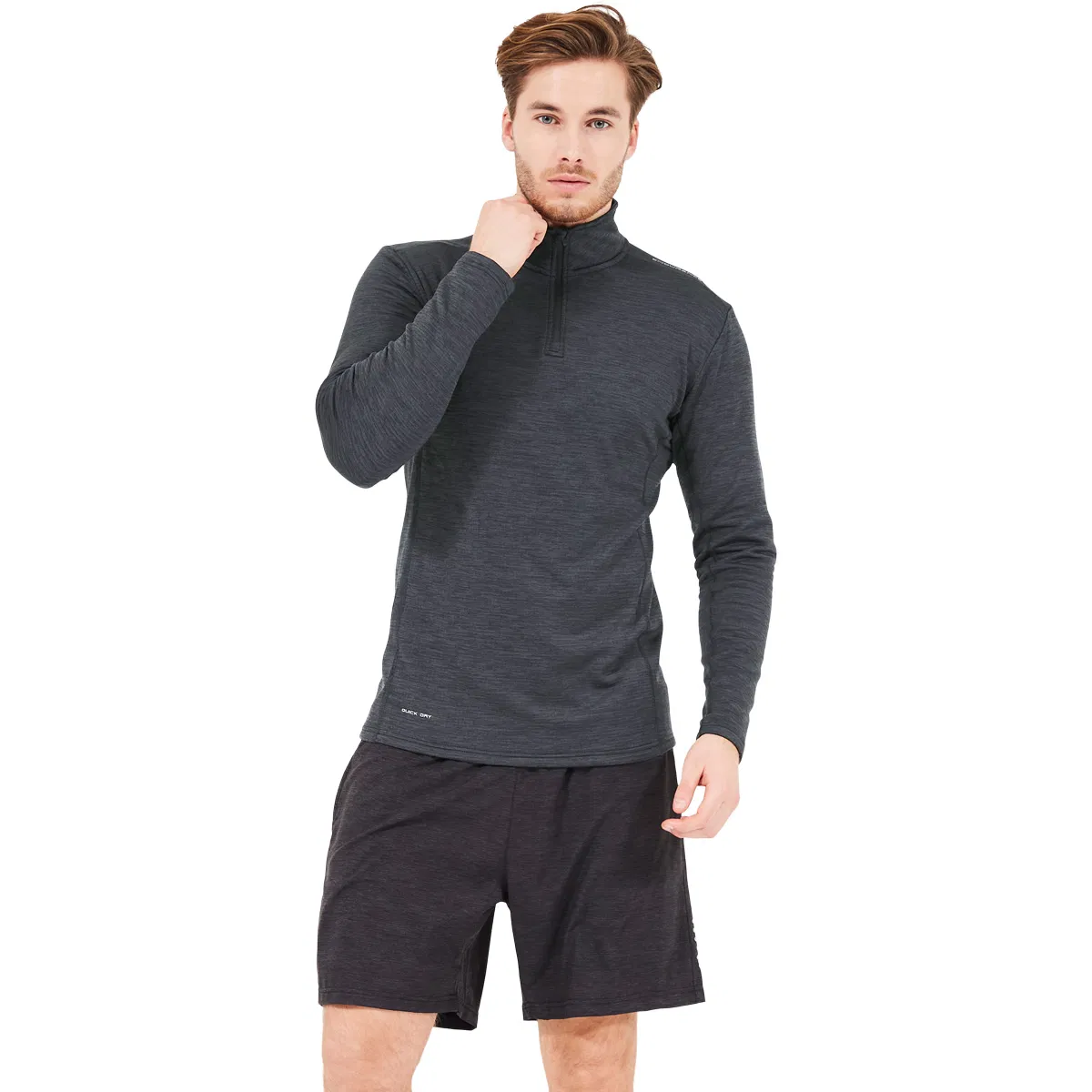 Endurance Berneo Midlayer Løbetrøje Herre Black