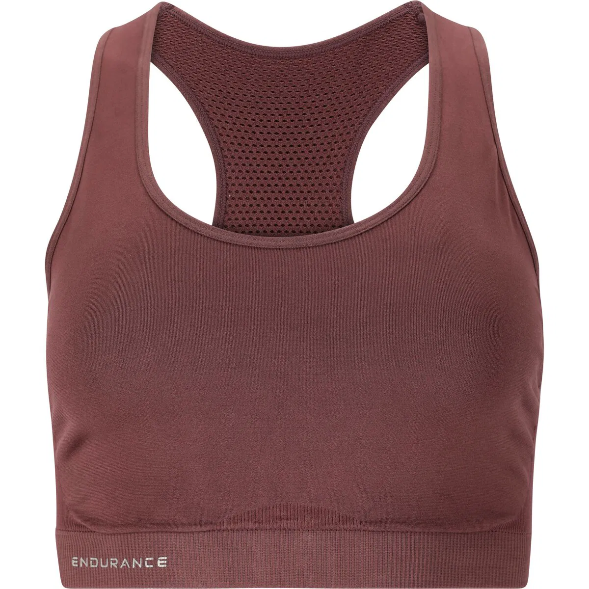 Endurance Katrina Seamless Light Support Sports BH Dame Bordeaux