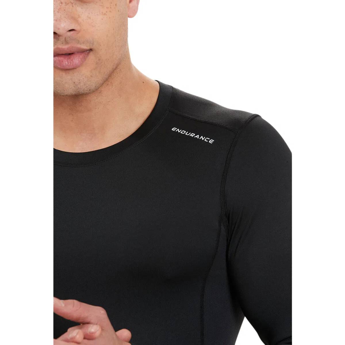Endurance Power V2 Langærmet Baselayer T-shirt Herre Black