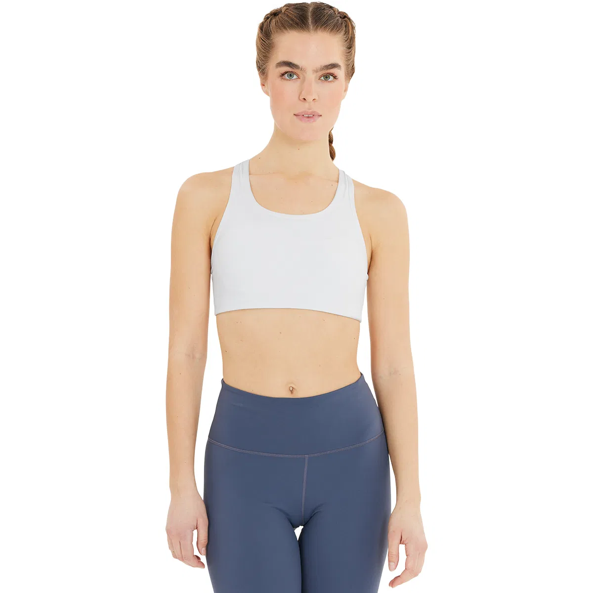 Endurance Alanie Medium Support Sports BH Dame White