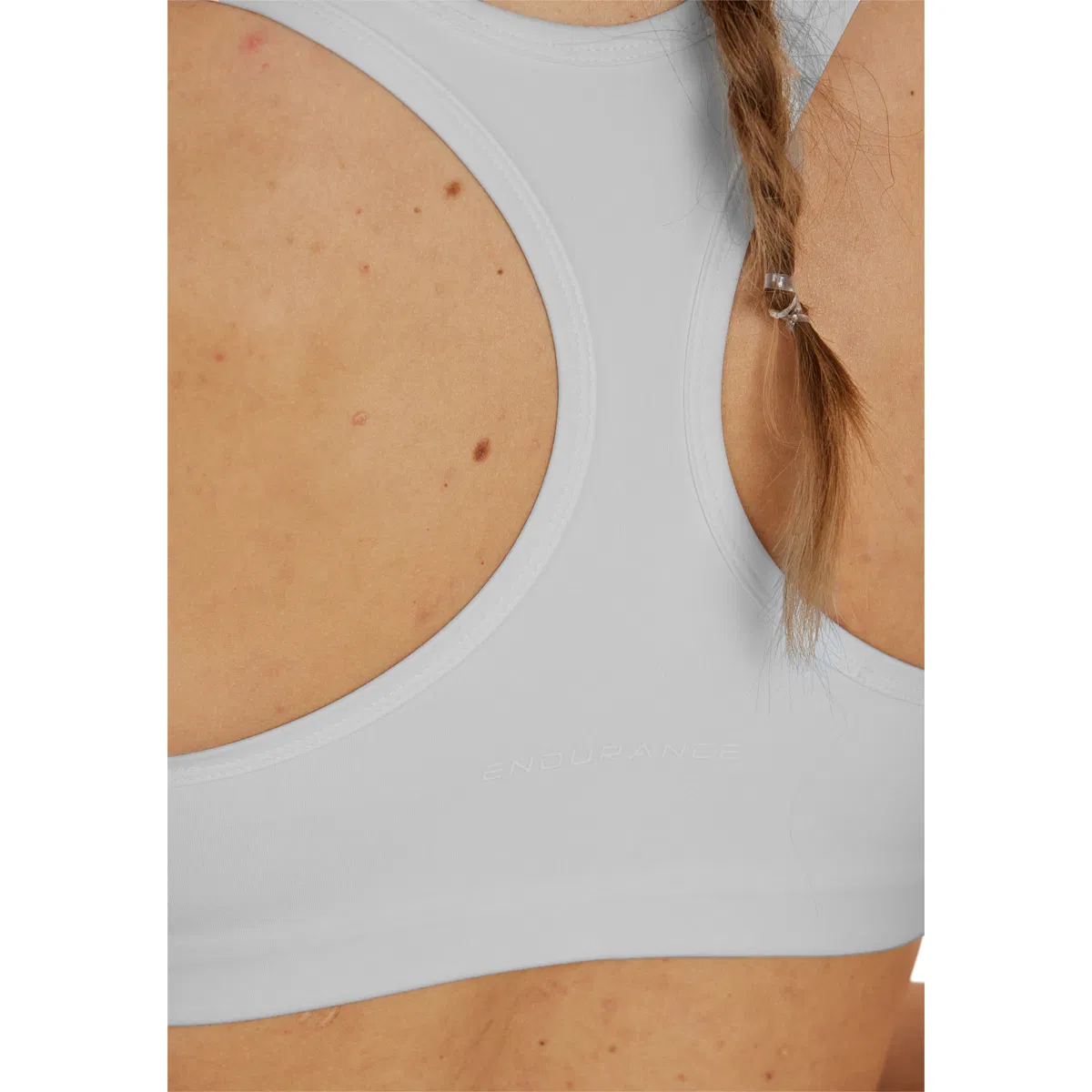 Endurance Alanie Medium Support Sports BH Dame White