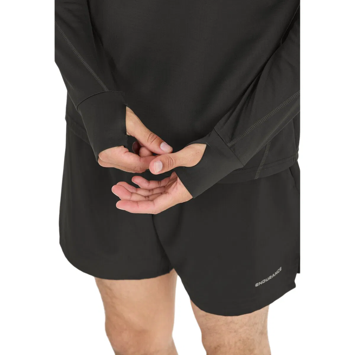 Endurance Etan Midlayer Løbetrøje Herre Black