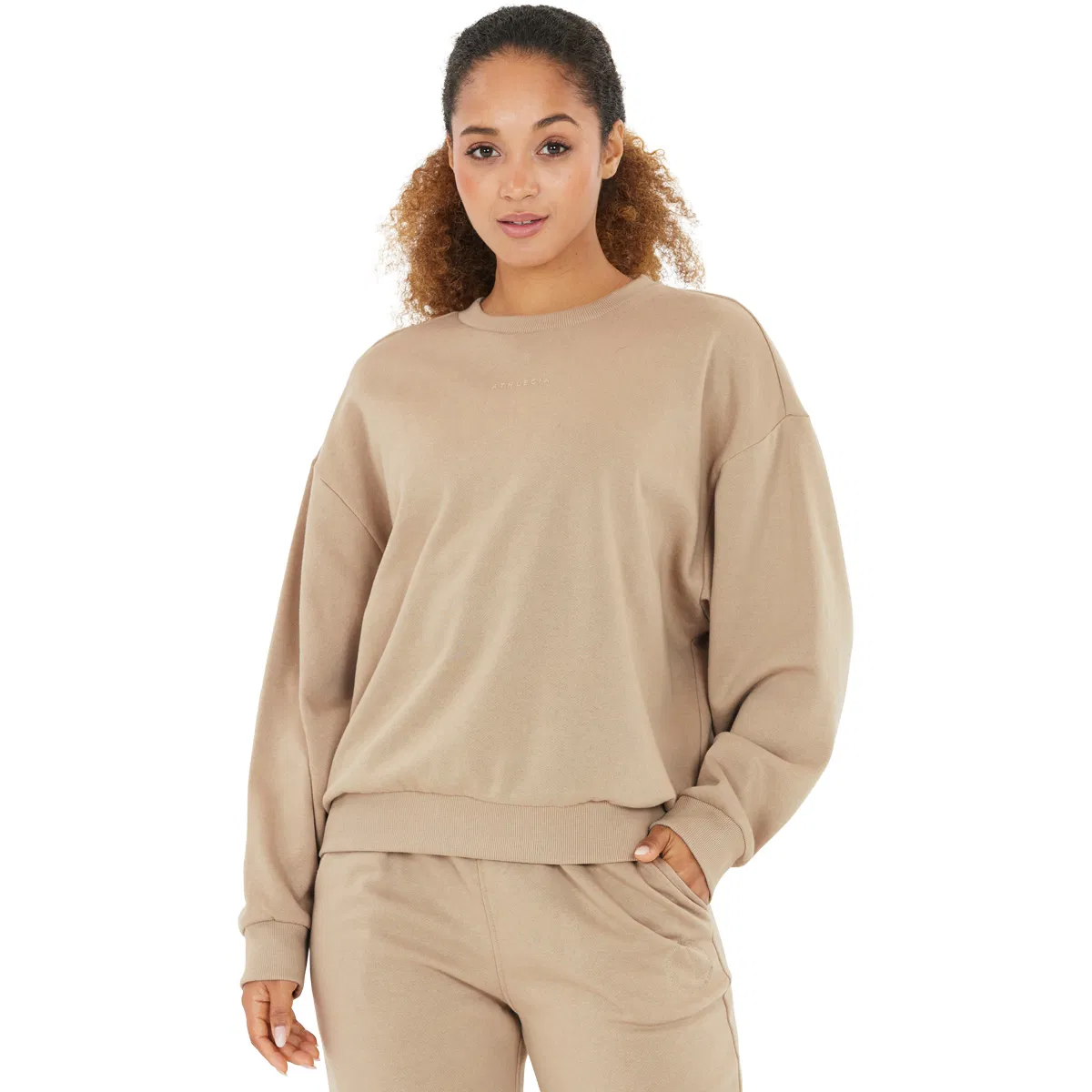 Athlecia Damla Sweatshirt Dame Pure Cashmere