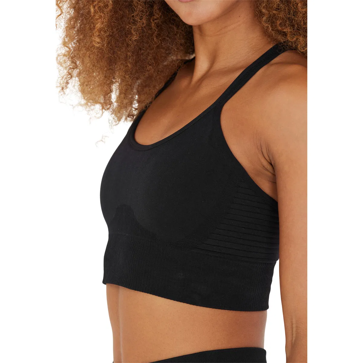Athlecia Foan V2 Seamless Light Support Sports BH Dame Black