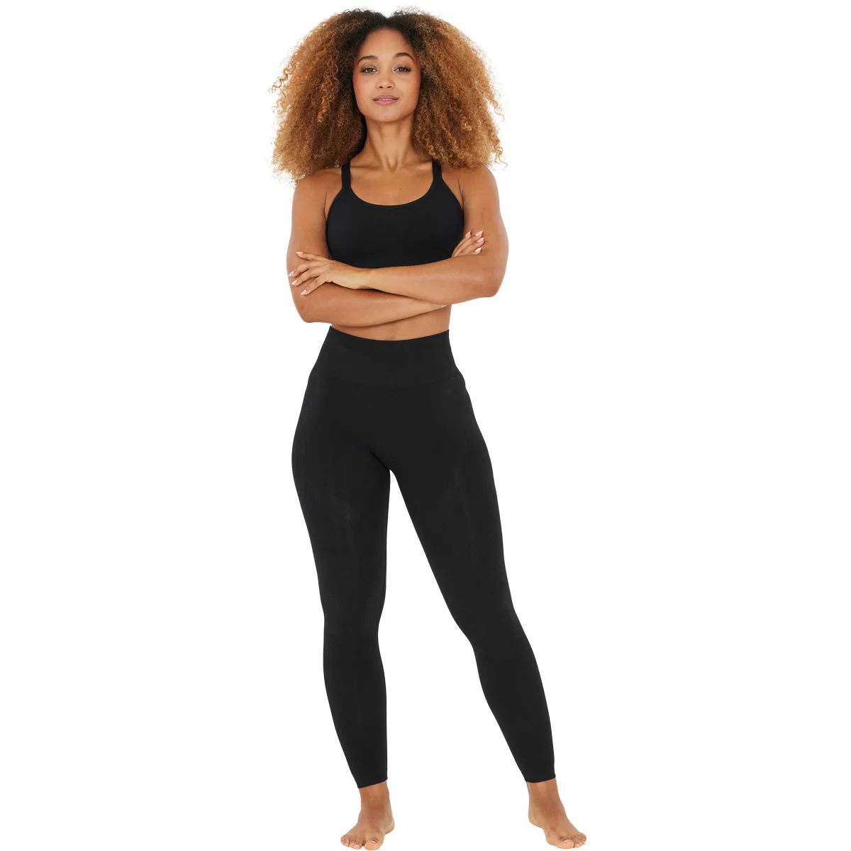 Athlecia Foan V2 Seamless Light Support Sports BH Dame Black