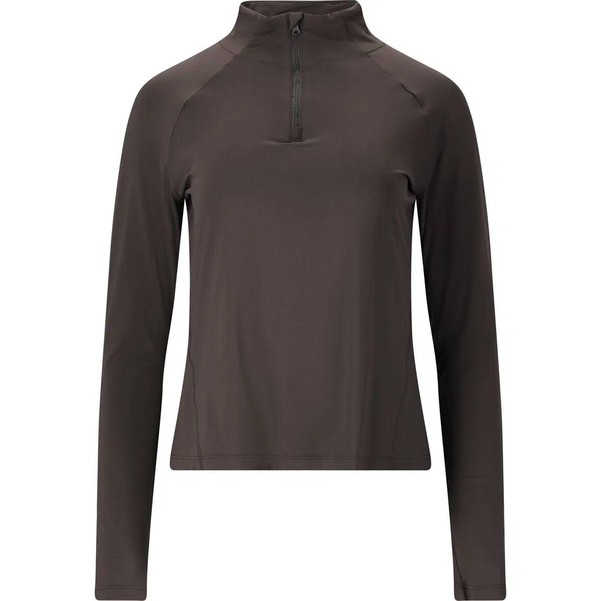 Athlecia Grina 1/2 Zip Midlayer Træningstrøje Dame Brown