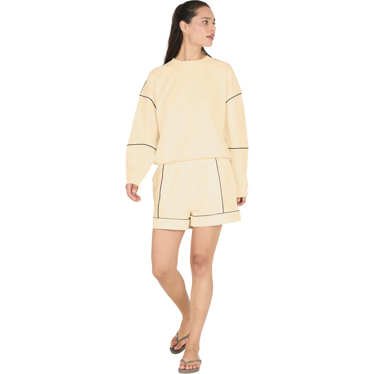 Athlecia Nandy Sweatshirt Dame Beige