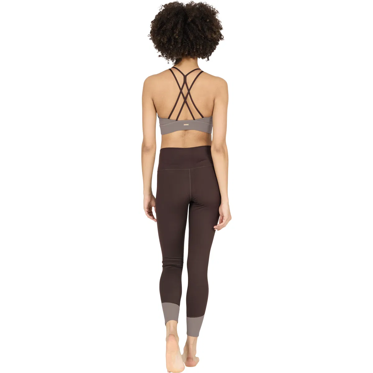 Athlecia Aspasia Color Block Træningstights Dame Brown