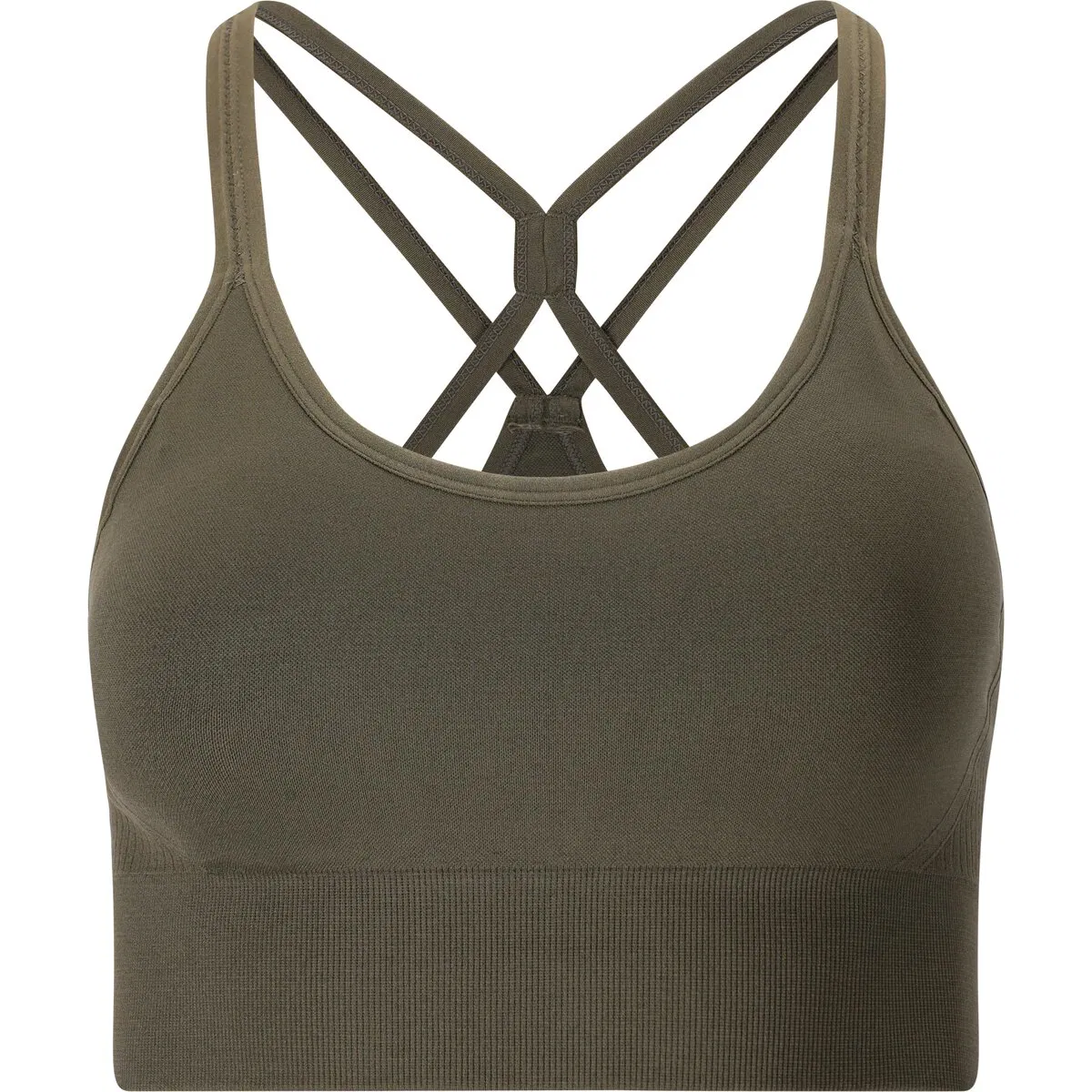 Athlecia Foan V3 Seamless Sports BH Dame Brun