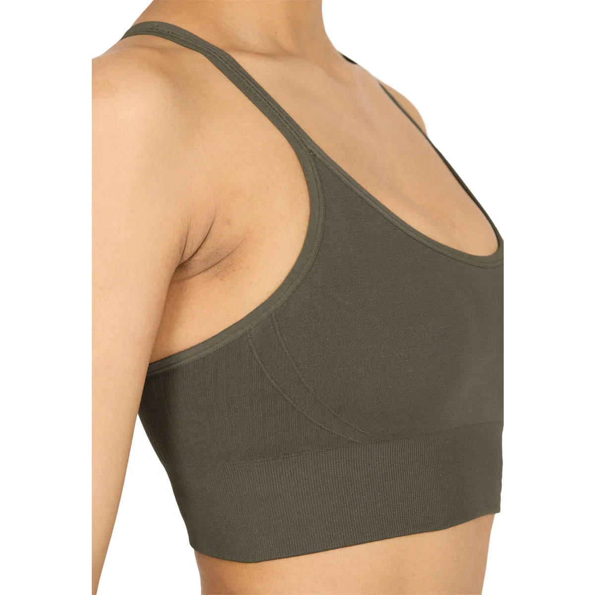 Athlecia Foan V3 Seamless Sports BH Dame Brun