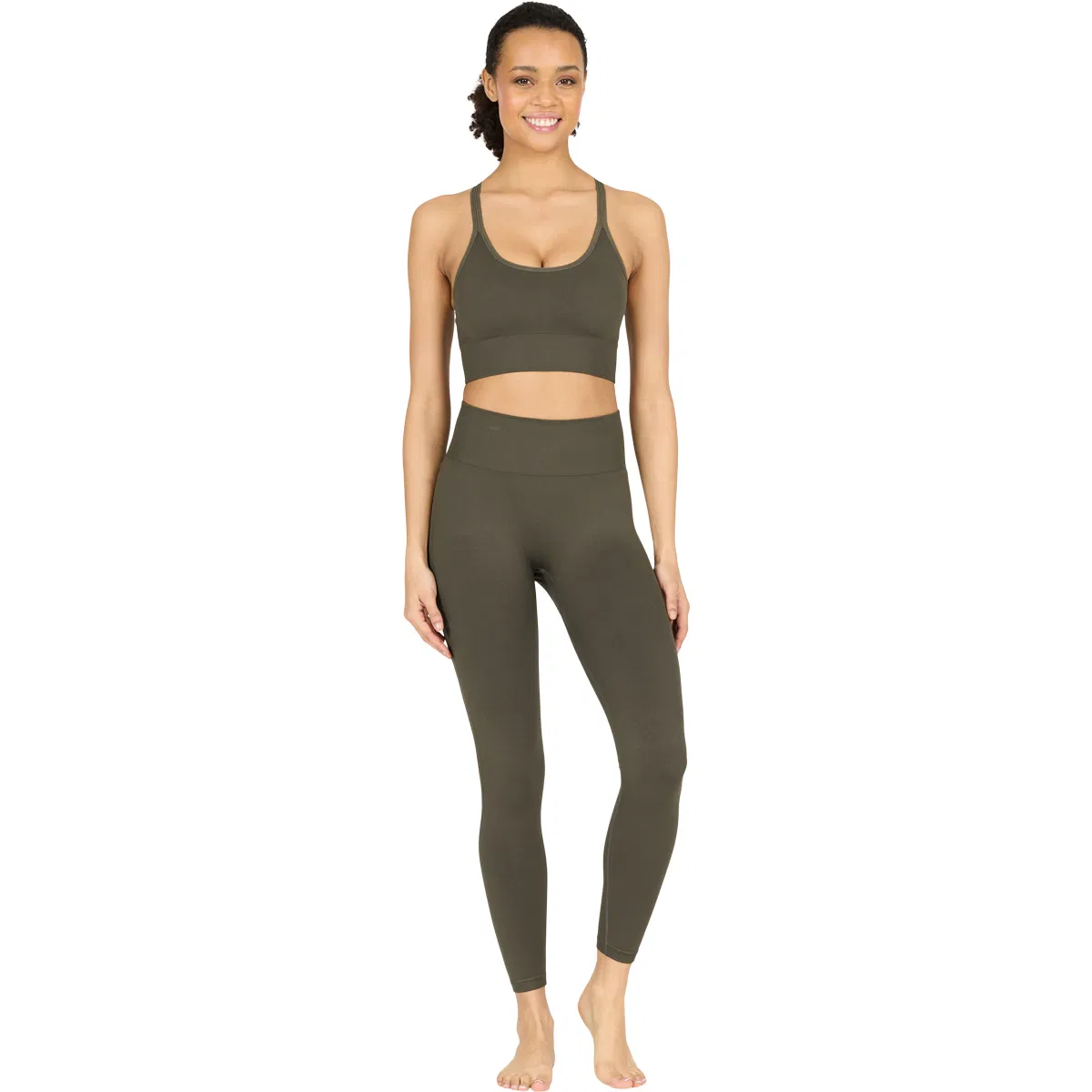 Athlecia Foan V3 Seamless Sports BH Dame Brun