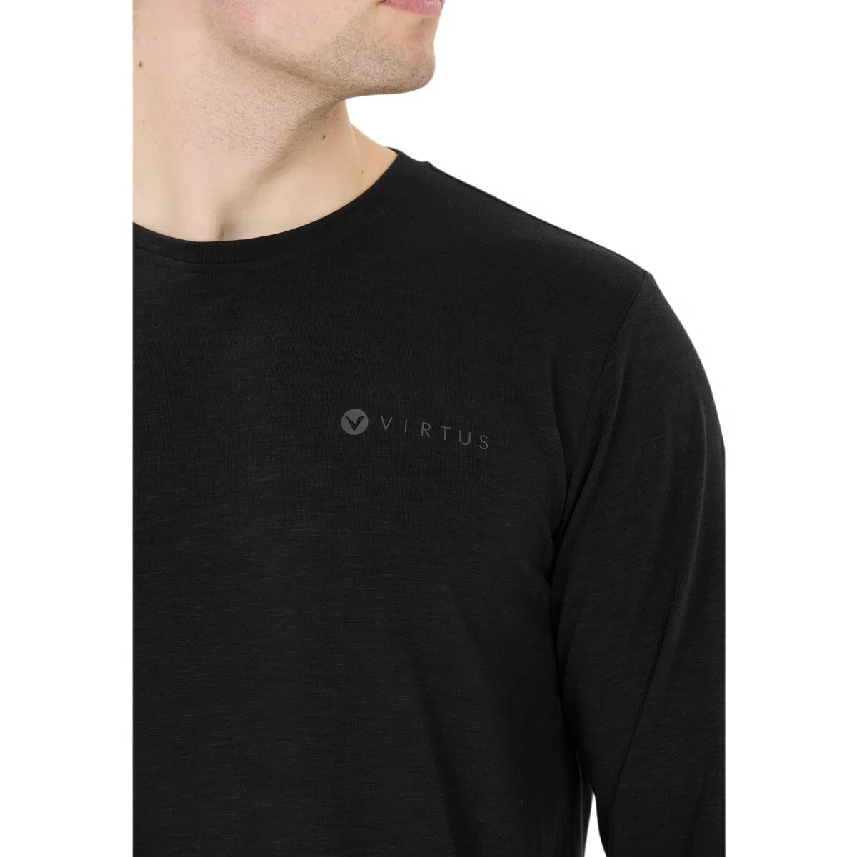 Virtus Joker Langærmet Trænings T-shirt Herre Black