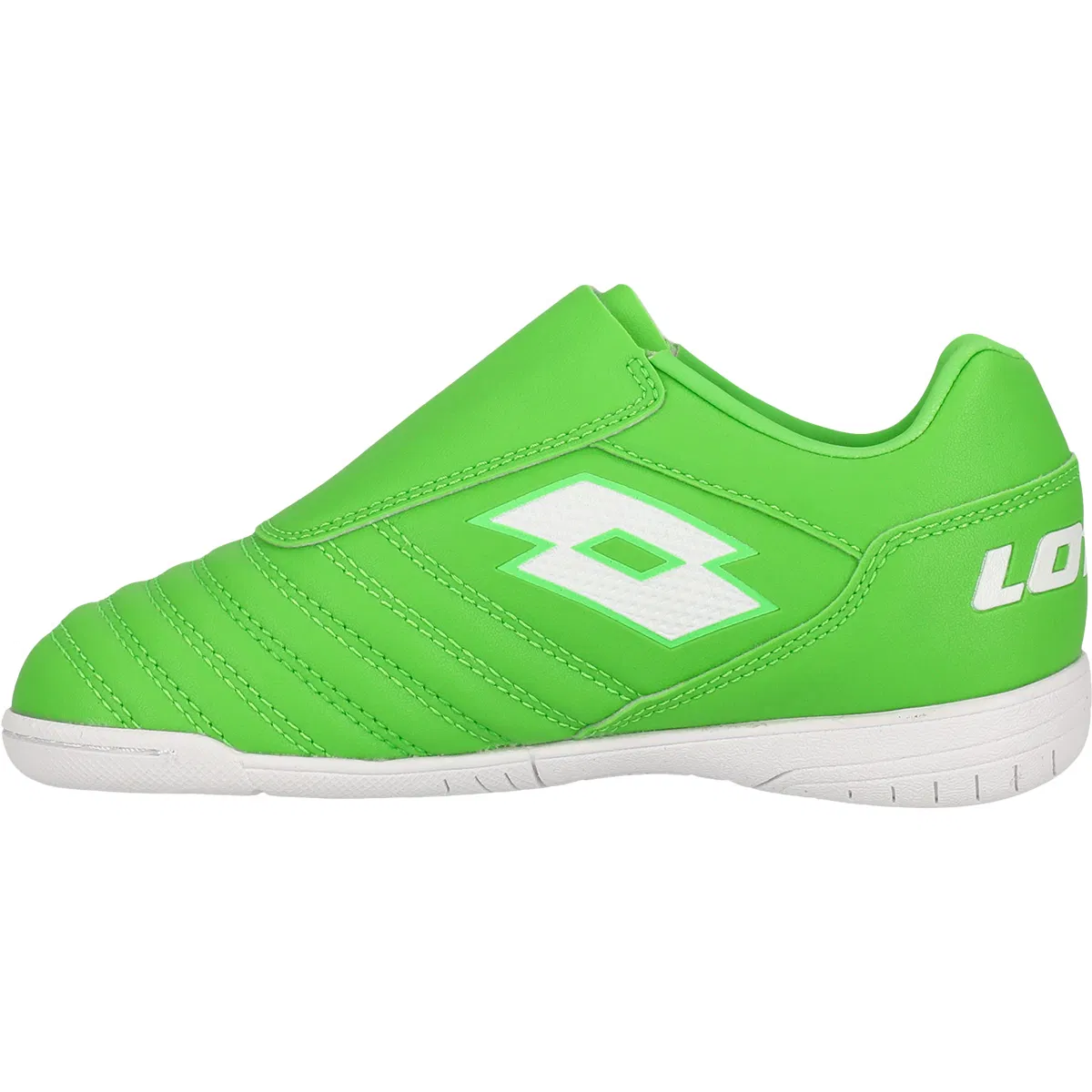 Lotto Milano 700 Velcro IN Fodboldsko Børn Spring Green/All White