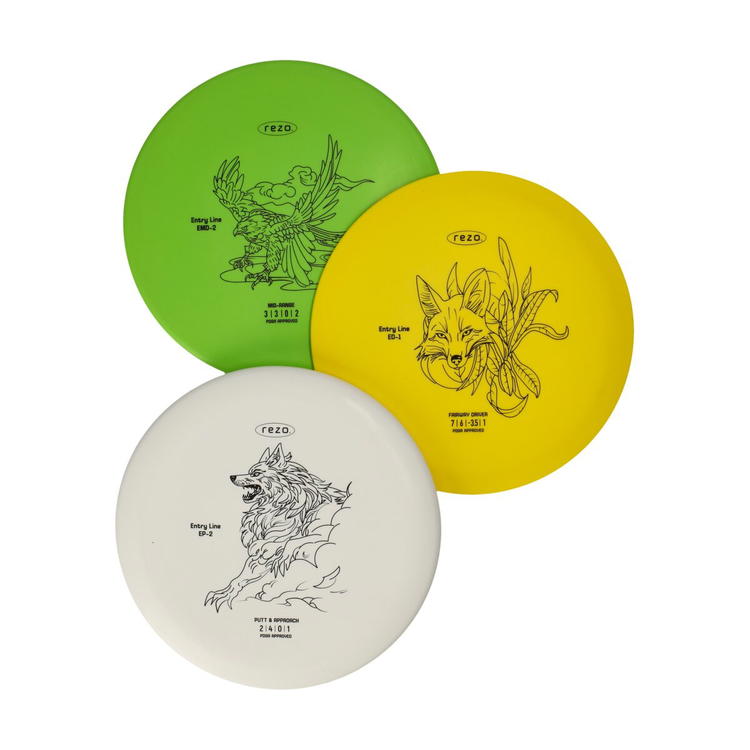 Rezo Tsutomu Starter 3-Pak Disc Golf 4189