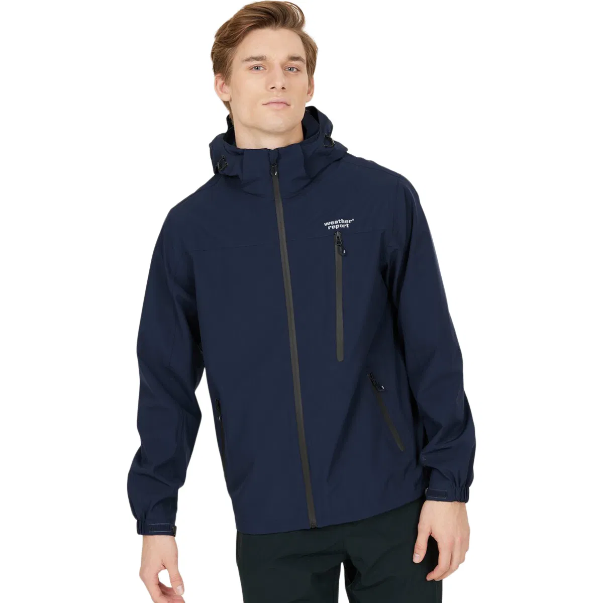 Weather Report Delton Regnjakke Herre Navy