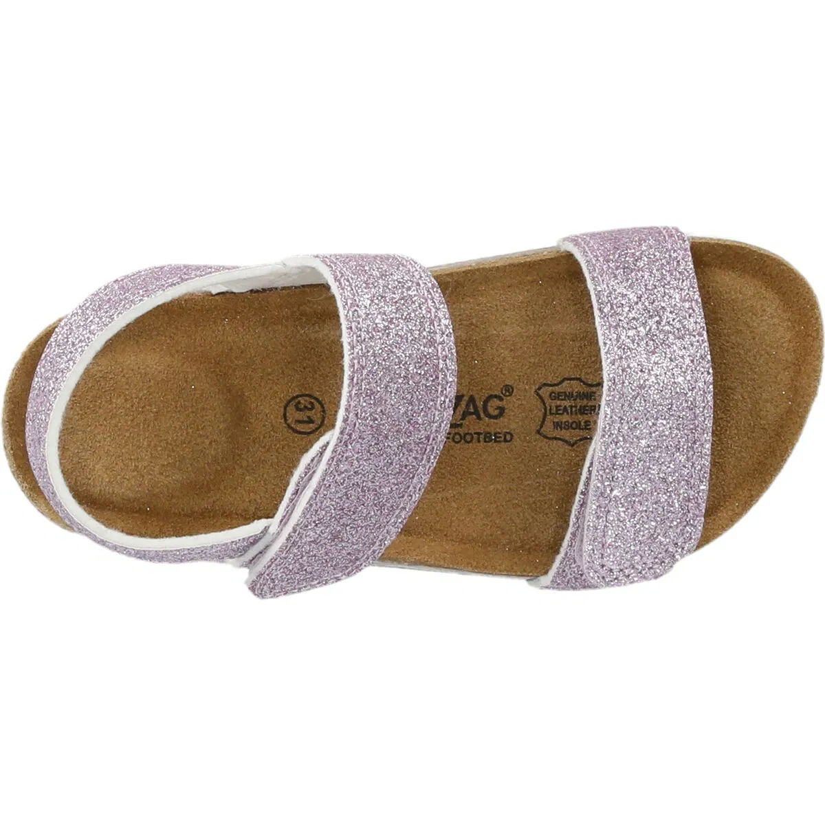 ZigZag Tongba Kork Sandaler Børn Pastel Lilac