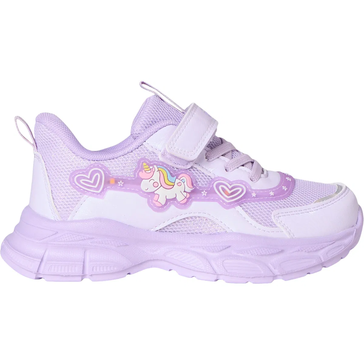 ZigZag Agira Velcro Sneakers M/Lys Børn Purple