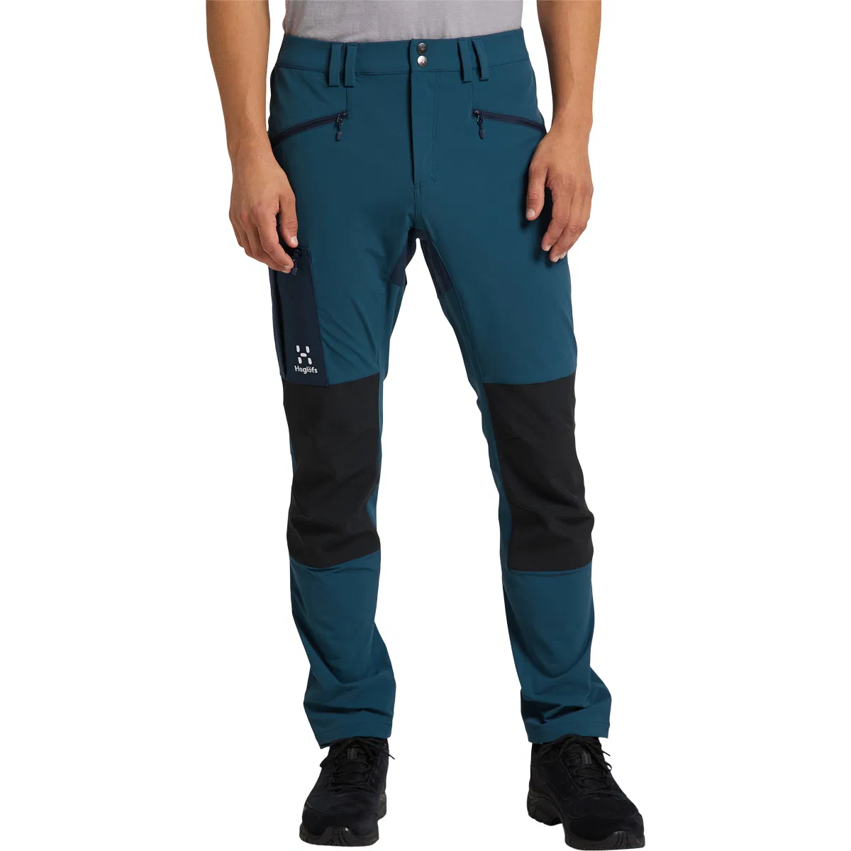 Haglöfs Rugged Slim Vandrebukser Herre Dark Ocean/True Black