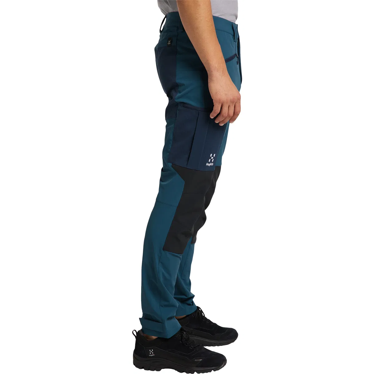 Haglöfs Rugged Slim Vandrebukser Herre Dark Ocean/True Black