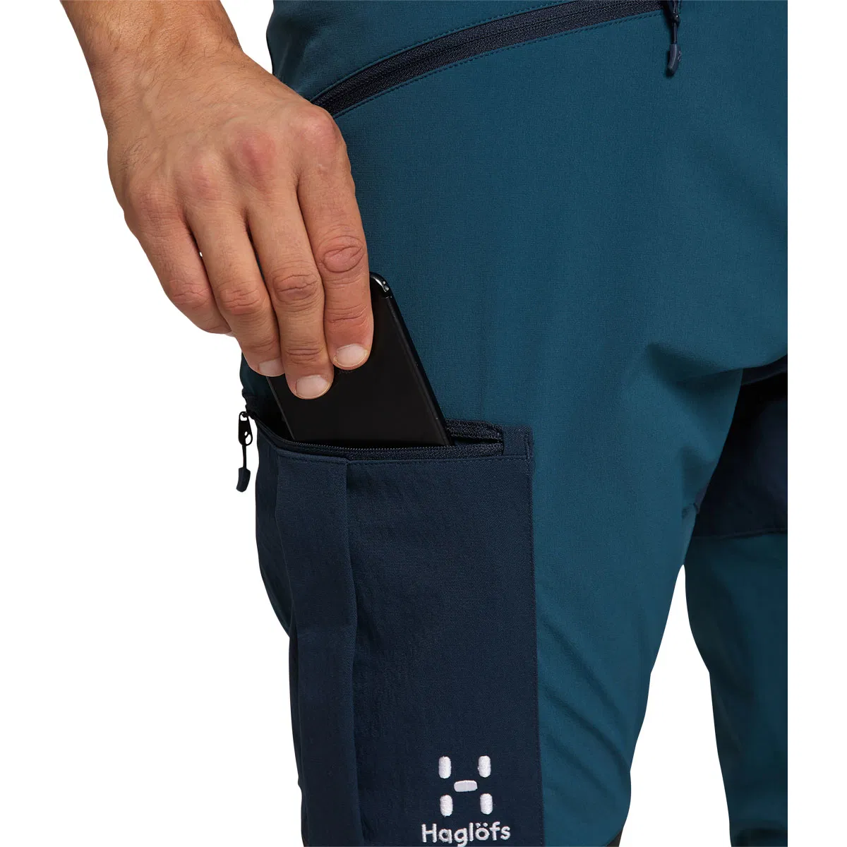 Haglöfs Rugged Slim Vandrebukser Herre Dark Ocean/True Black
