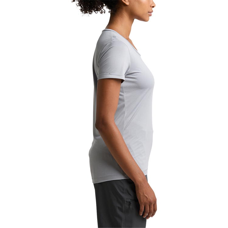 Haglöfs Ridge T-shirt Dame Concrete Solid