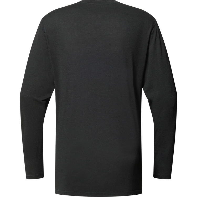 Haglöfs Kaise Wool Langærmet T-shirt Herre True Black