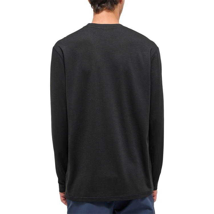 Haglöfs Kaise Wool Langærmet T-shirt Herre True Black