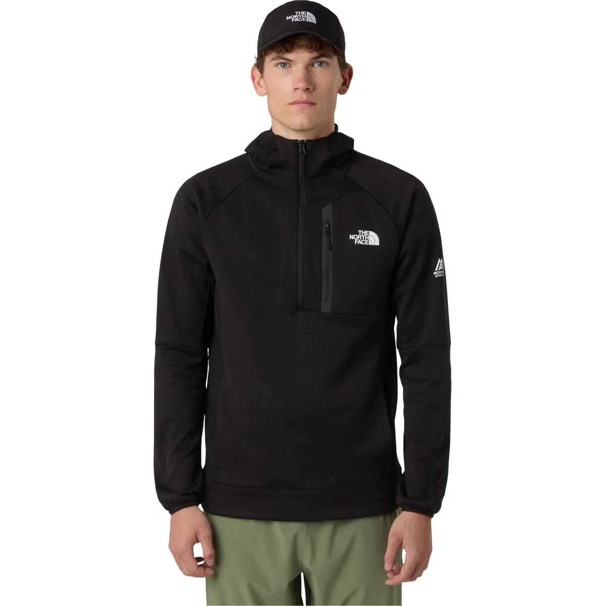 The North Face Mountain Athletics 1/4 Zip Hættetrøje Herre Black