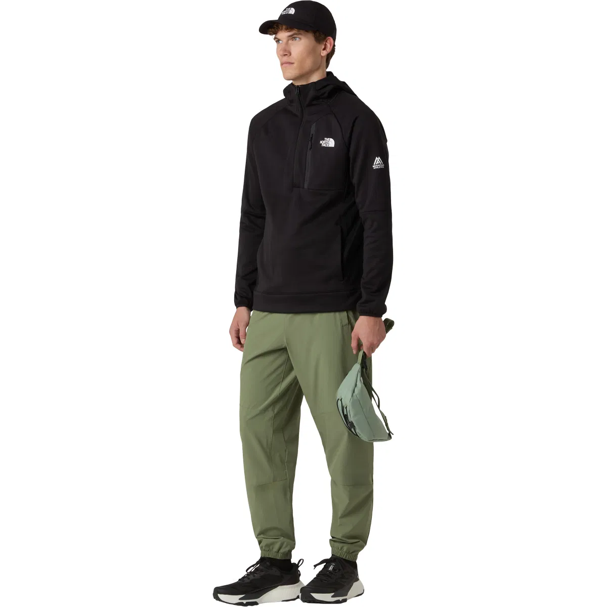 The North Face Mountain Athletics 1/4 Zip Hættetrøje Herre Black