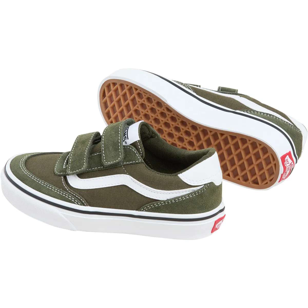 Vans Brooklyn LS Velcro Sneakers Børn Green
