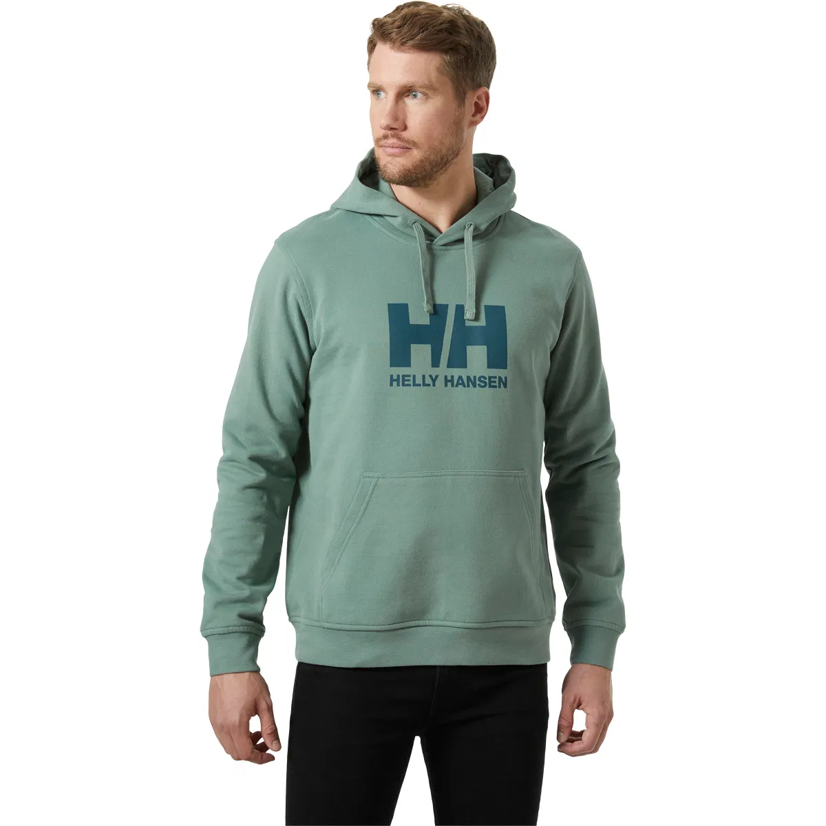 Helly Hansen Logo Hettegenser Herre 489 CACTUS