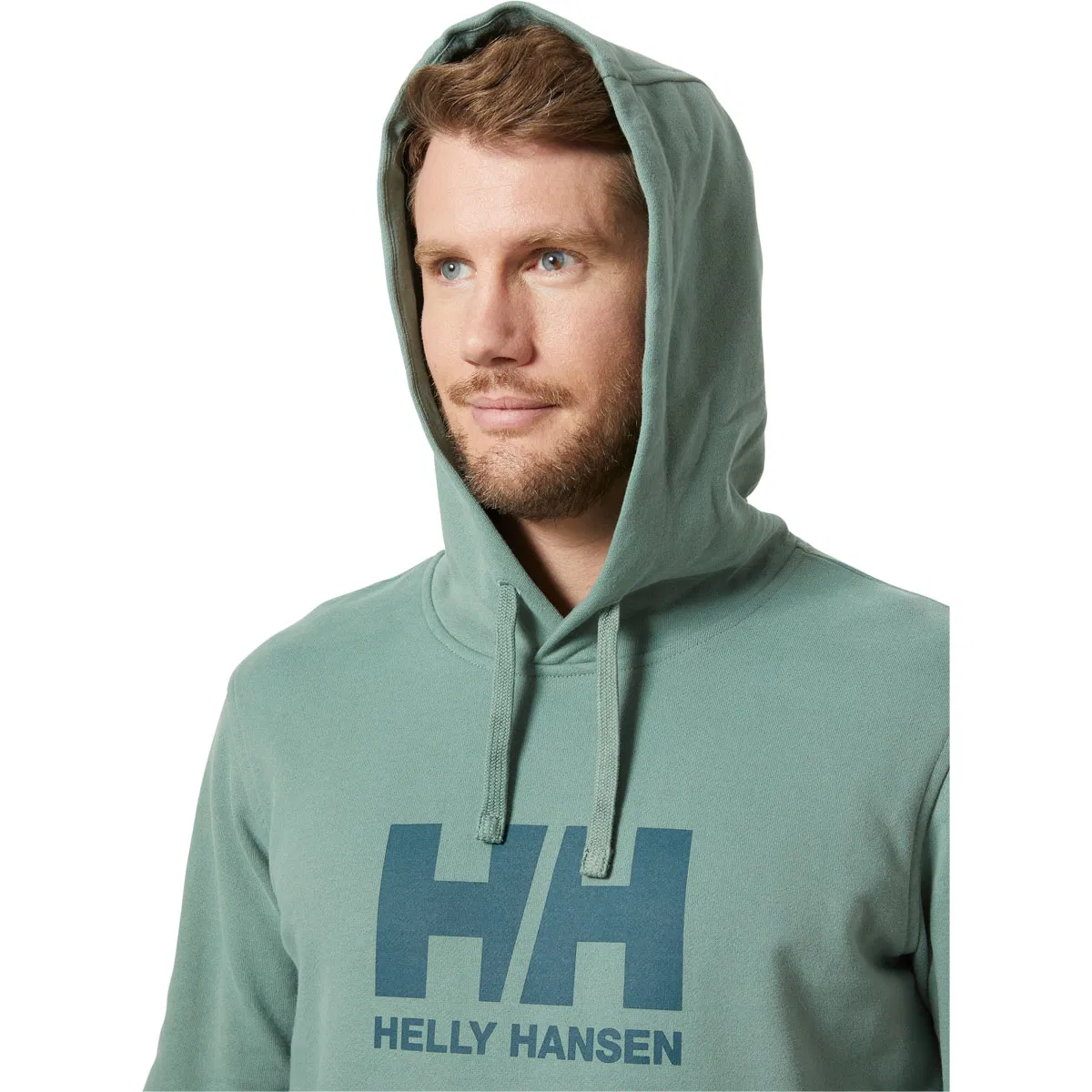 Helly Hansen Logo Hettegenser Herre 489 CACTUS