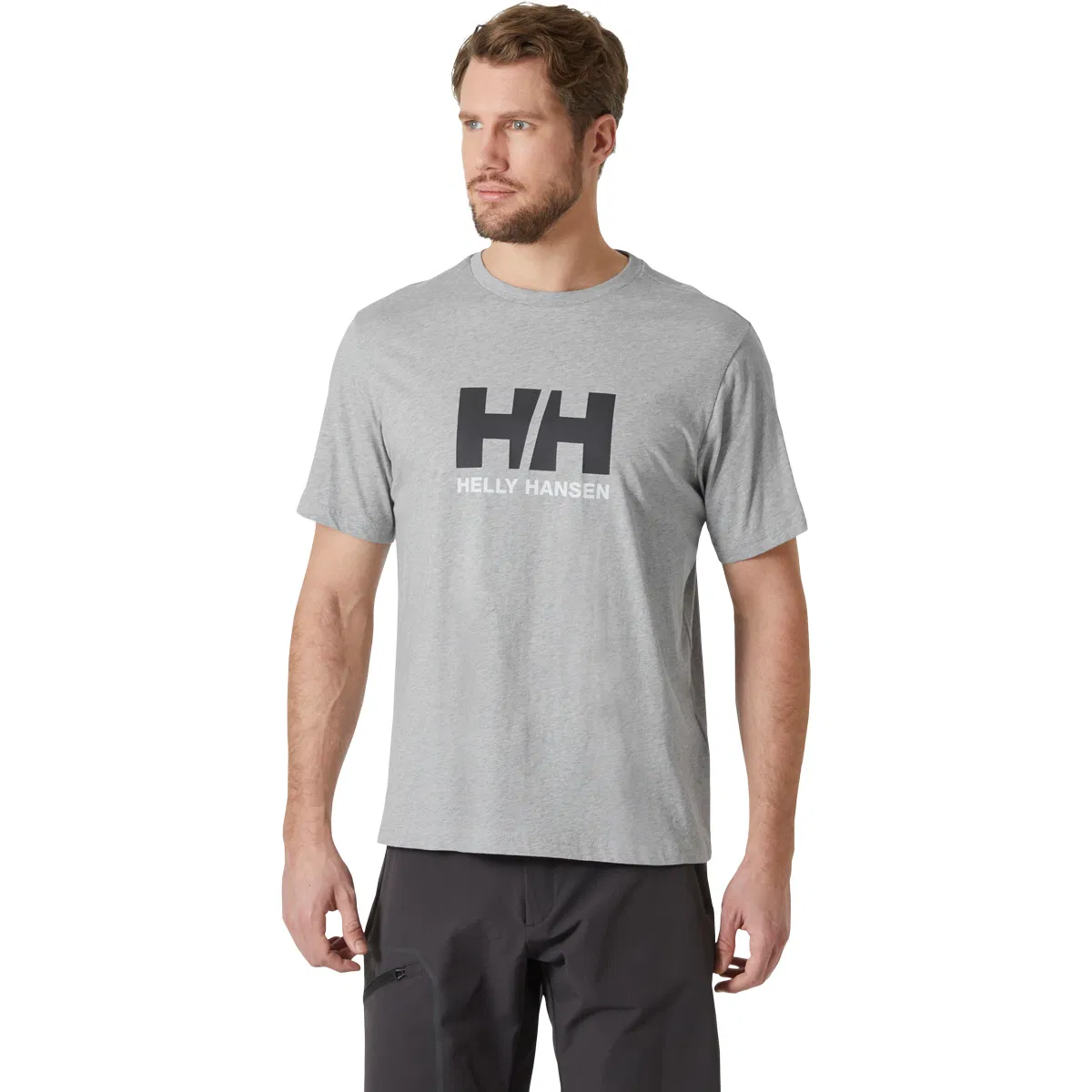 Helly Hansen Logo 3.0 T-shirt Herre 949 GREY MELANGE