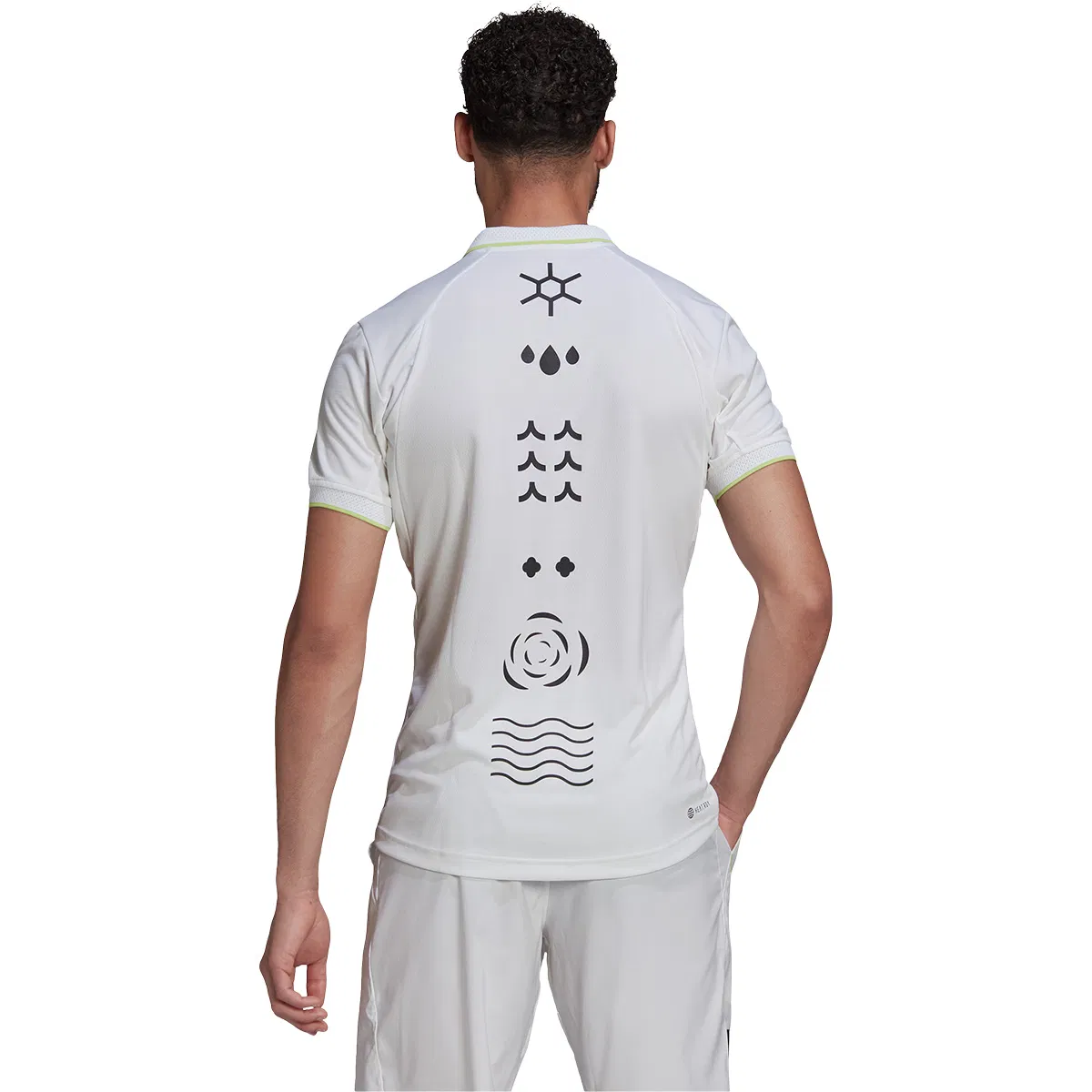 adidas Paris Heat.HRDY Freelift Tennis Polo T-shirt Herre 000/White