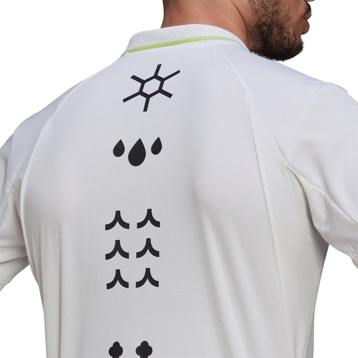 adidas Paris Heat.HRDY Freelift Tennis Polo T-shirt Herre 000/White
