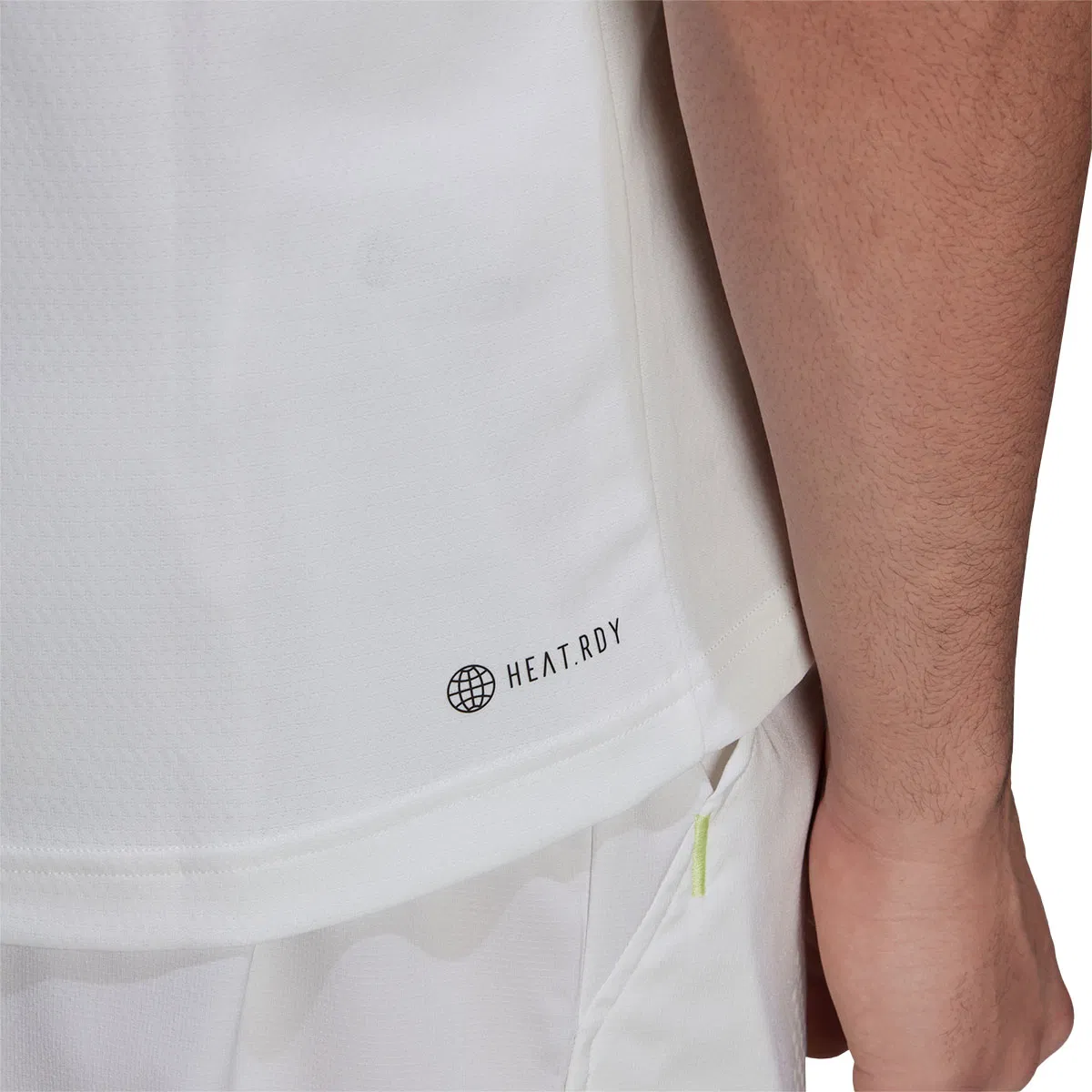 adidas Paris Heat.HRDY Freelift Tennis Polo T-shirt Herre 000/White