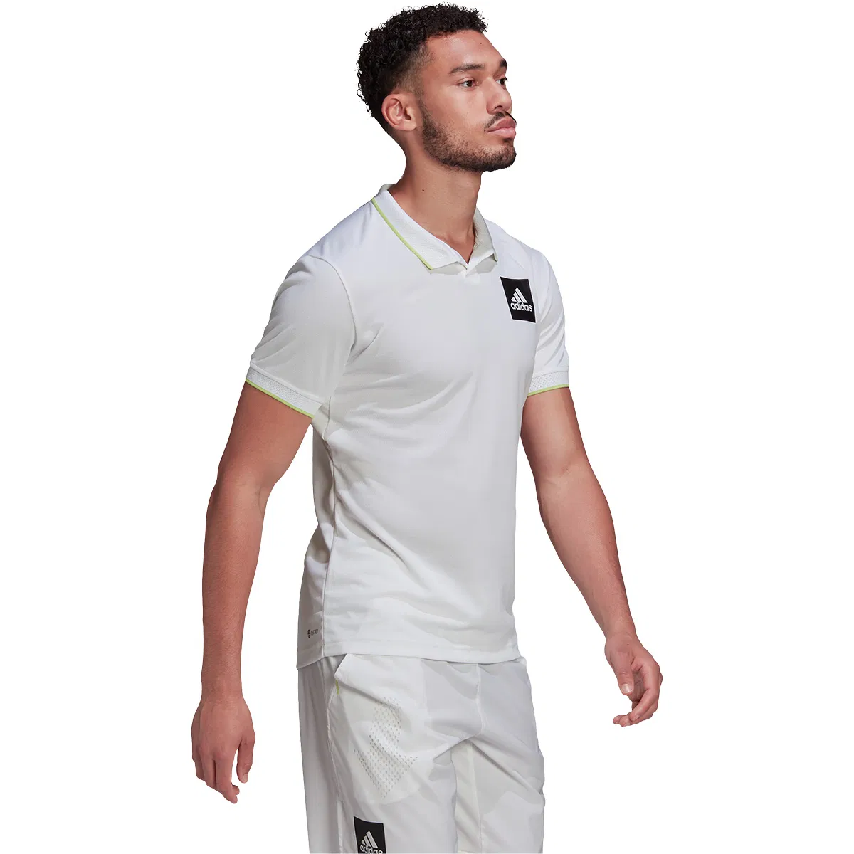 adidas Paris Heat.HRDY Freelift Tennis Polo T-shirt Herre 000/White