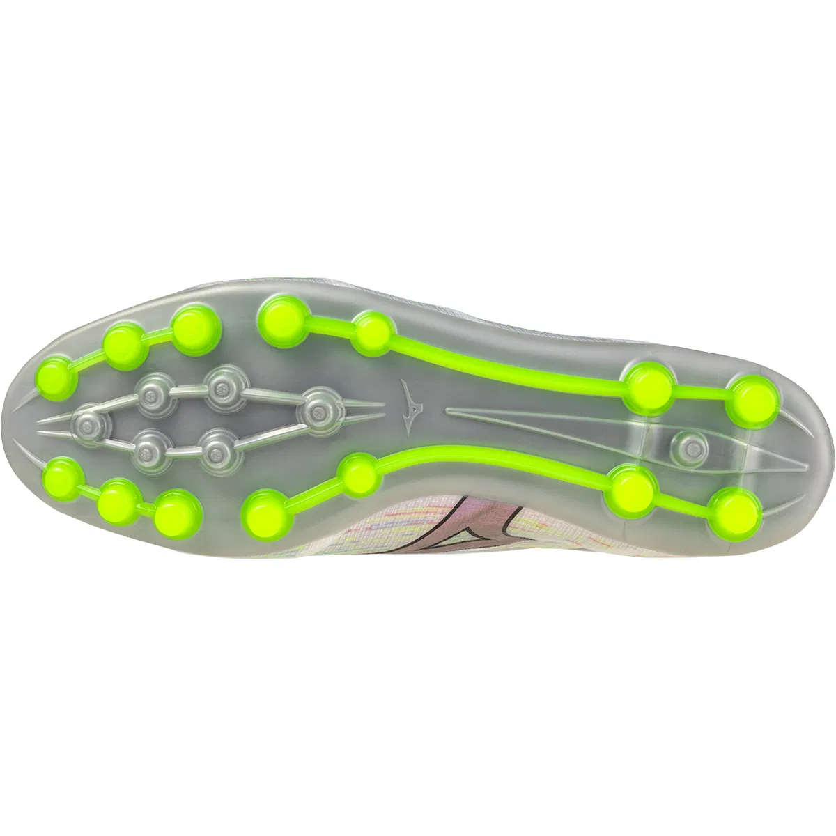 Mizuno Alpha Elite II AG Fodboldstøvler White/Silver Iridiscent/Black