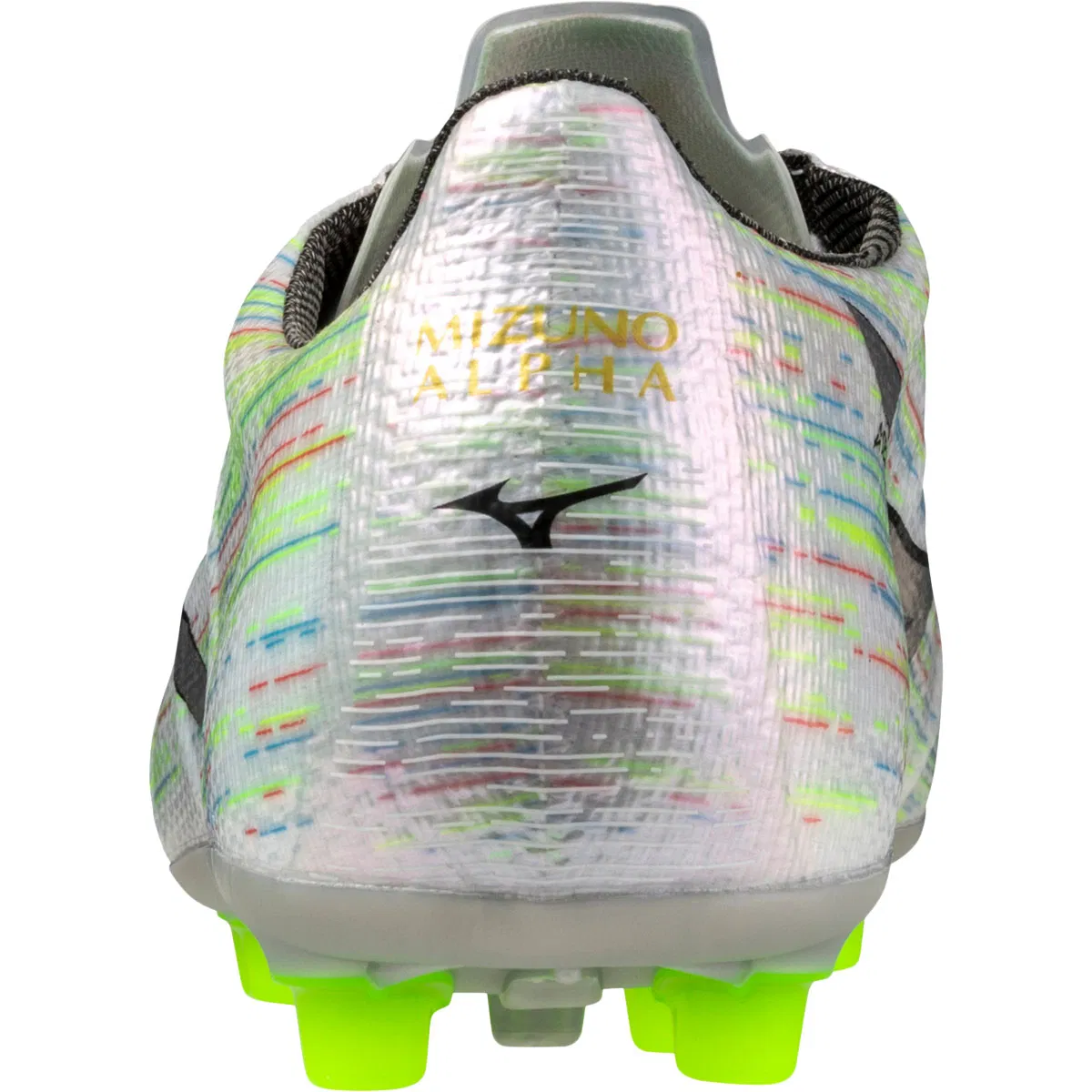 Mizuno Alpha Elite II AG Fodboldstøvler White/Silver Iridiscent/Black