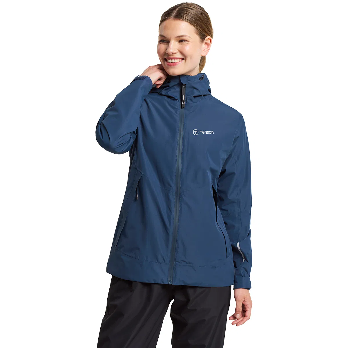 Tenson Winga Regnjakke Dame Blue
