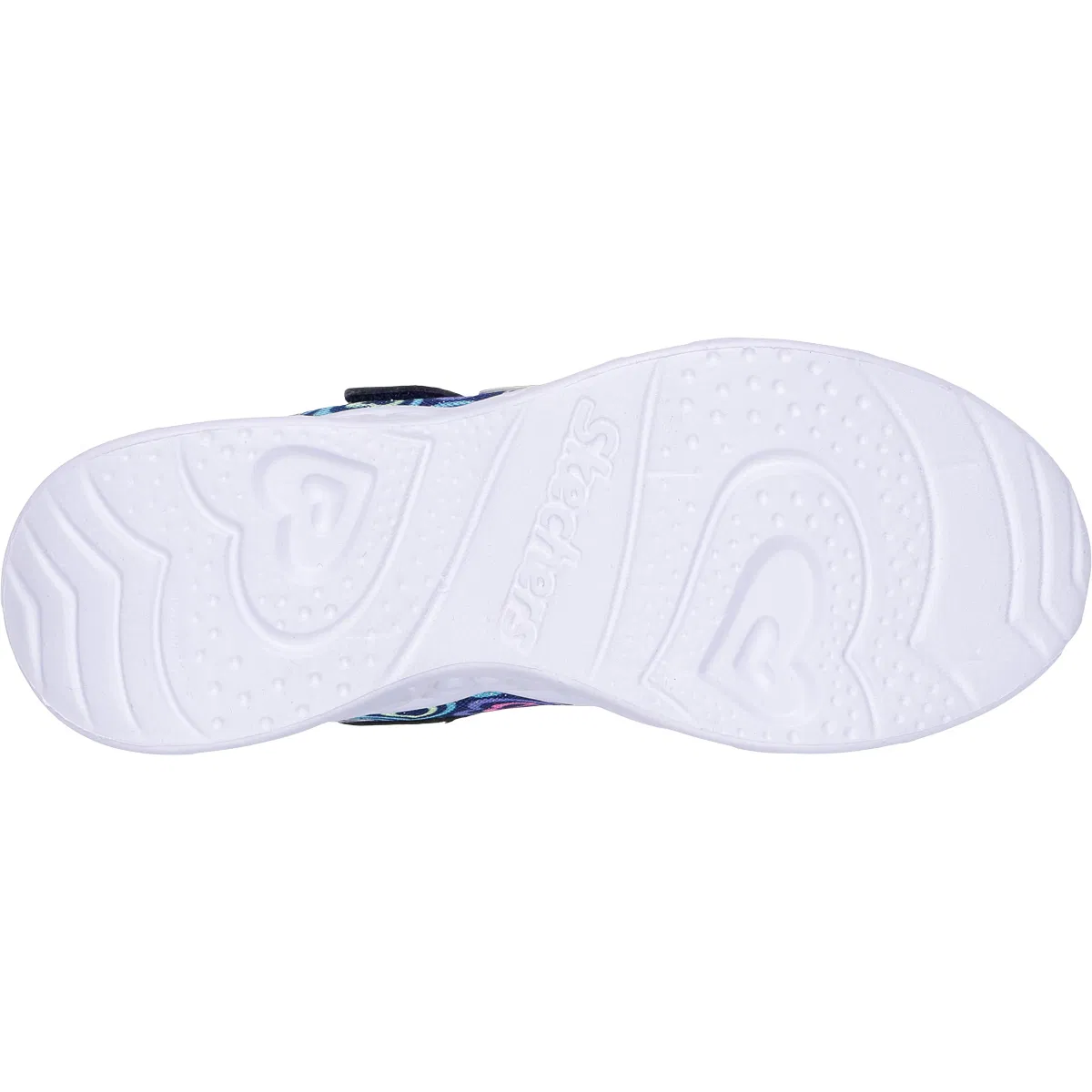 Skechers Heart Lights Boogie Love Velcro Sneakers M/Lys Børn  NVMT Navy Multicolor