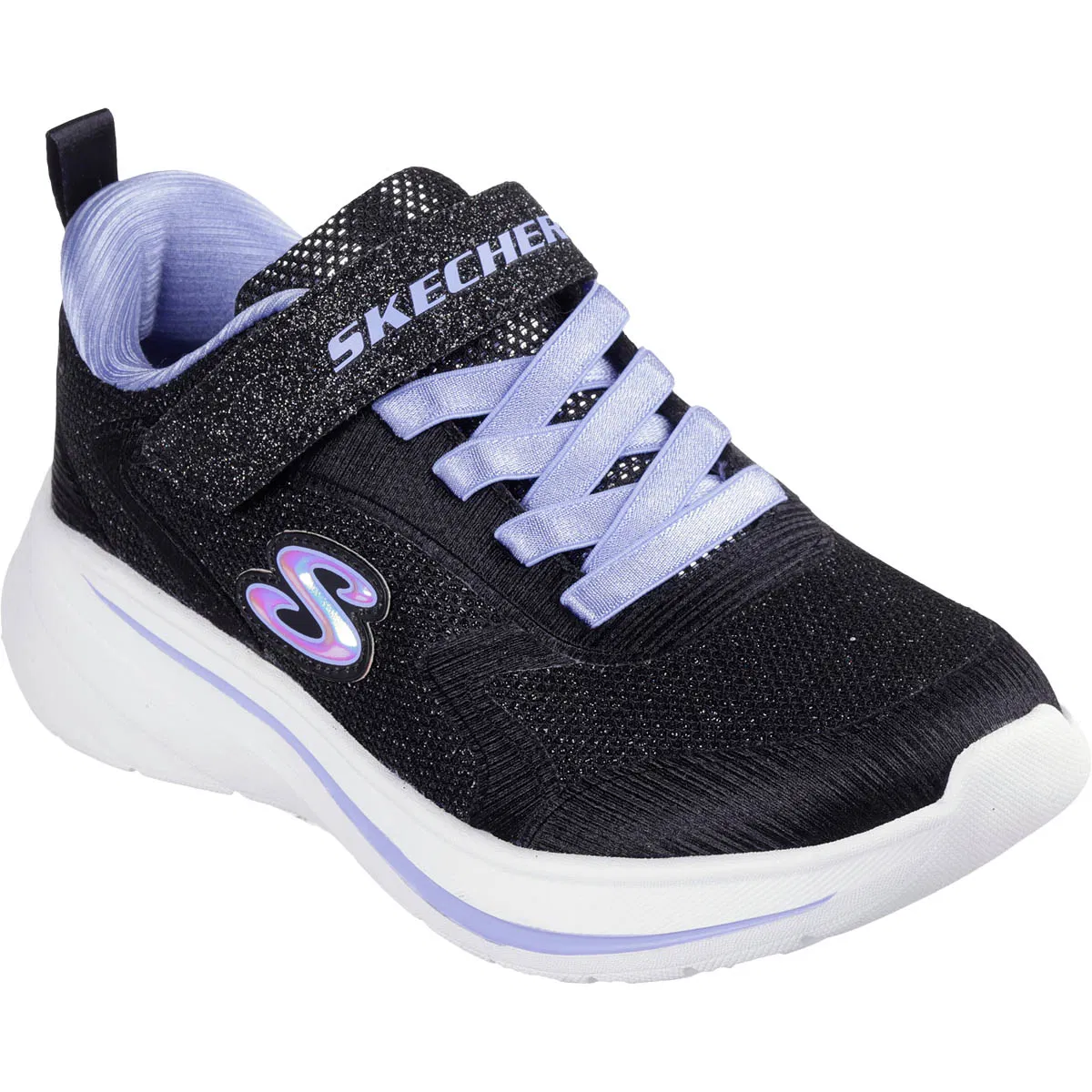 Skechers Wave 92 Velcro Sneakers Børn BLK Black