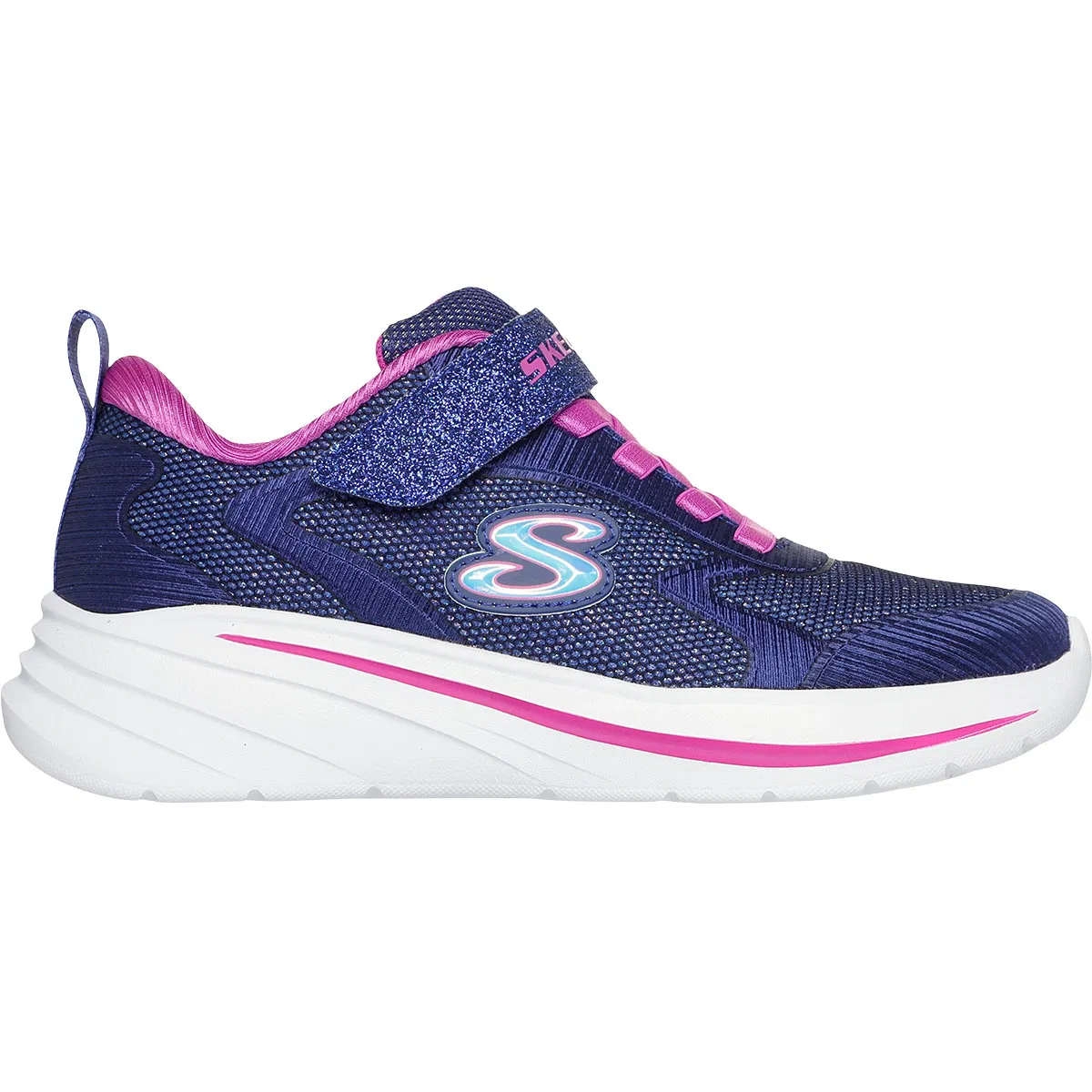 Skechers Wave 92 Velcro Sneakers Børn Navy