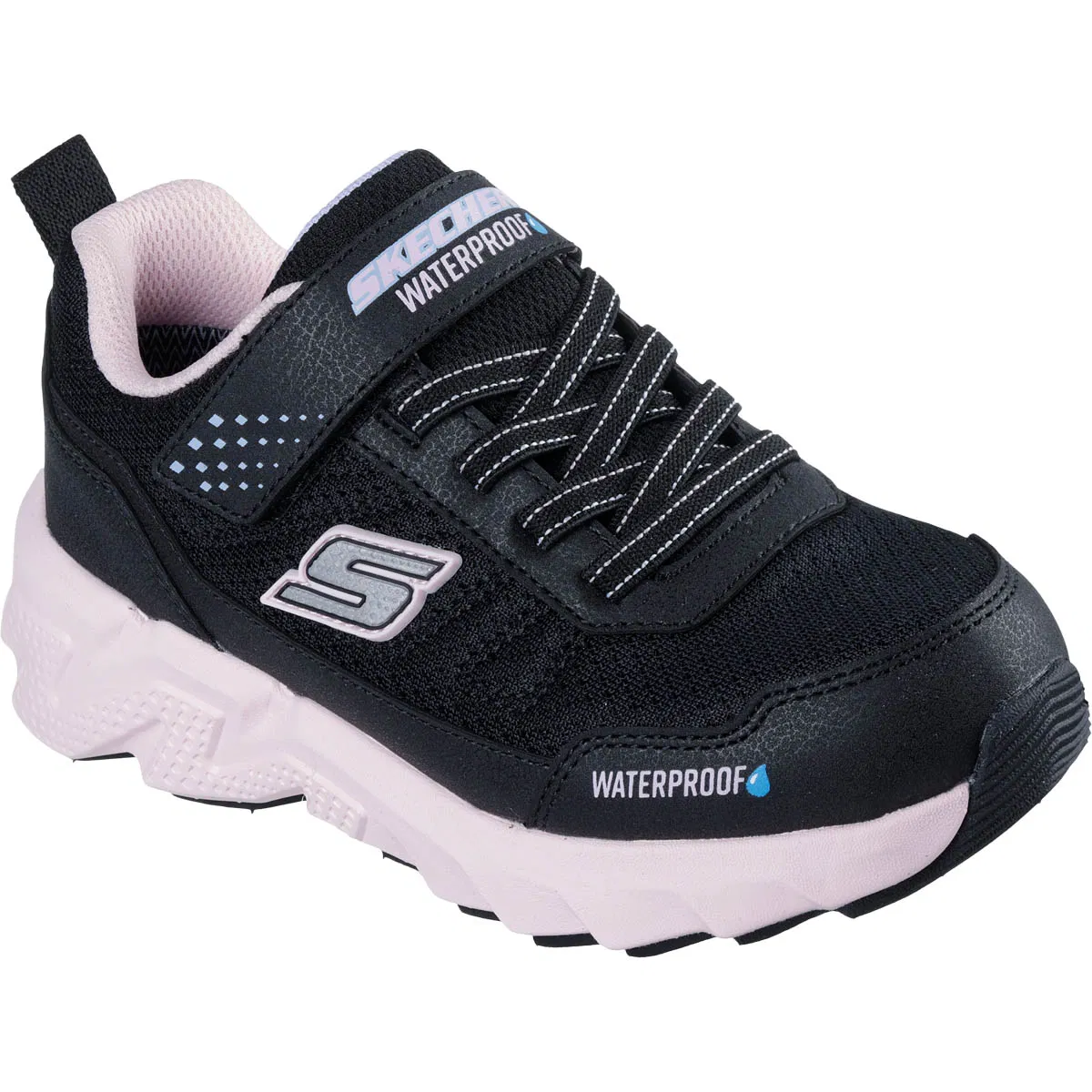Skechers Elite Sport Tread WP Velcro Sneakers Børn Black