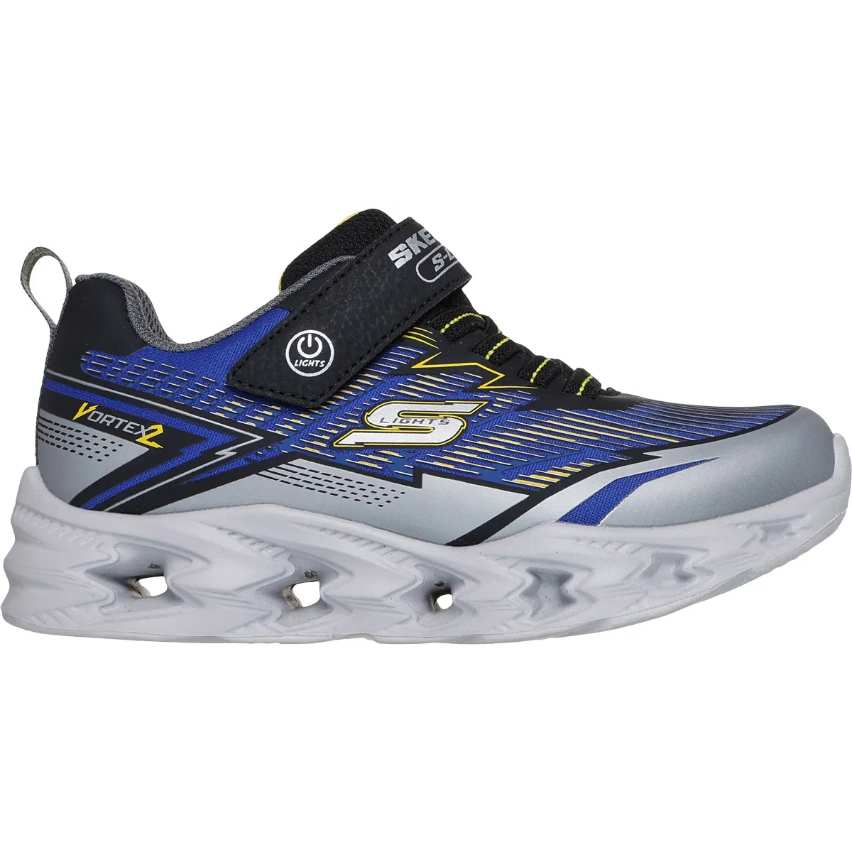 Skechers Vortex 2.0 Velcro Sneakers M/Lys Børn Blue/Black