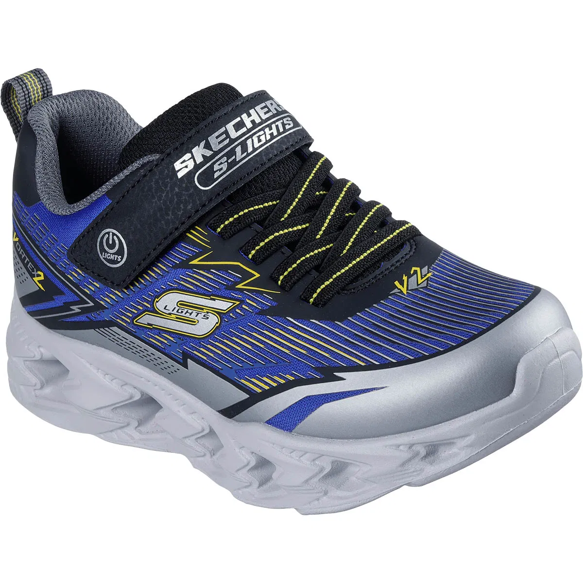 Skechers Vortex 2.0 Velcro Sneakers M/Lys Børn Blue/Black