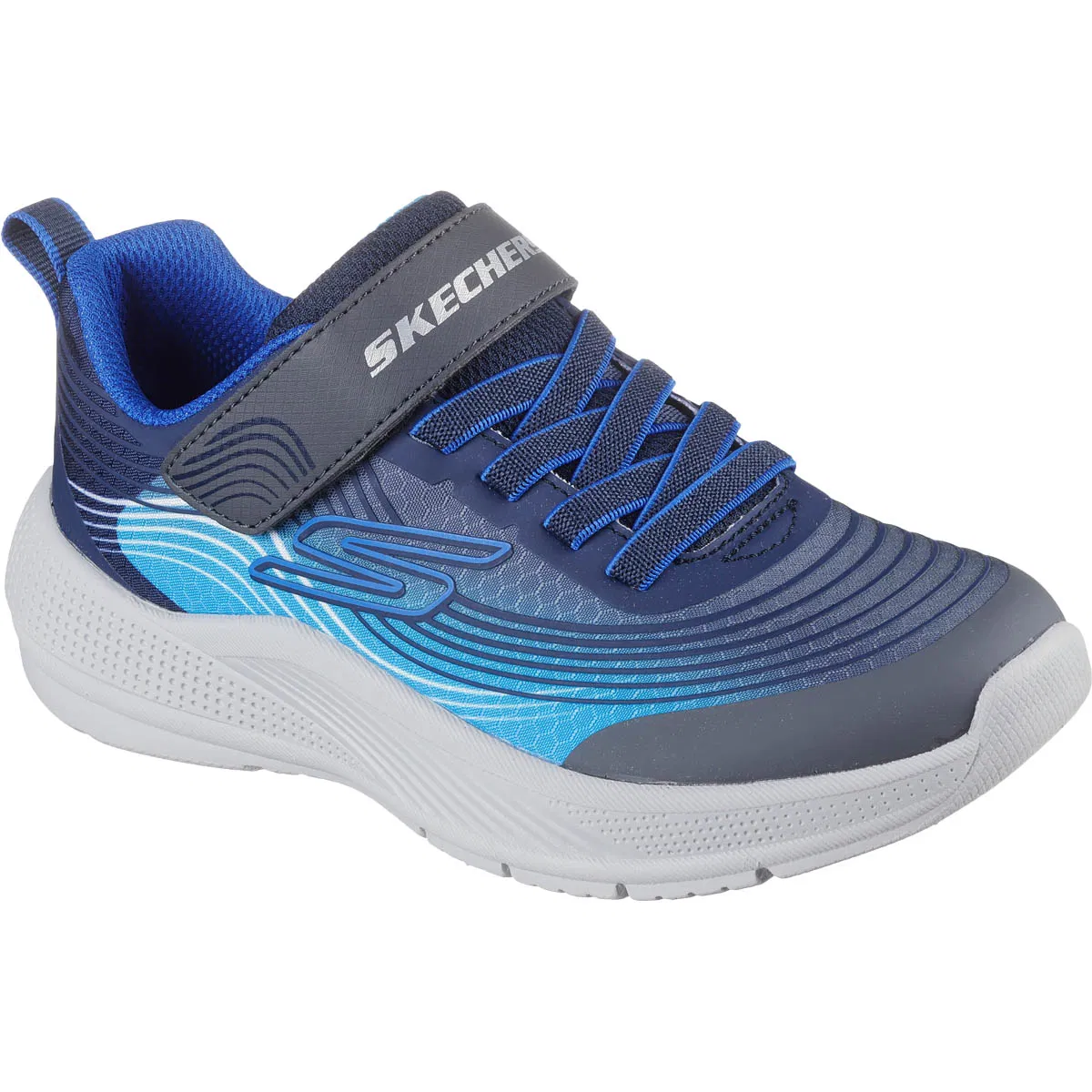 Skechers Microspec Advance Velcro Sneakers Børn Navy