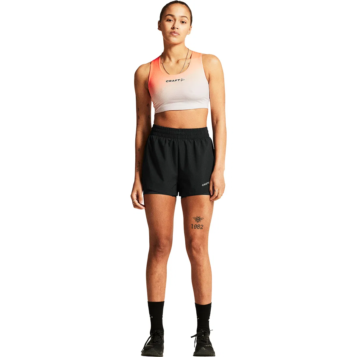 Craft Advanced Essence 2 2in1 Treningsshorts Dame Black