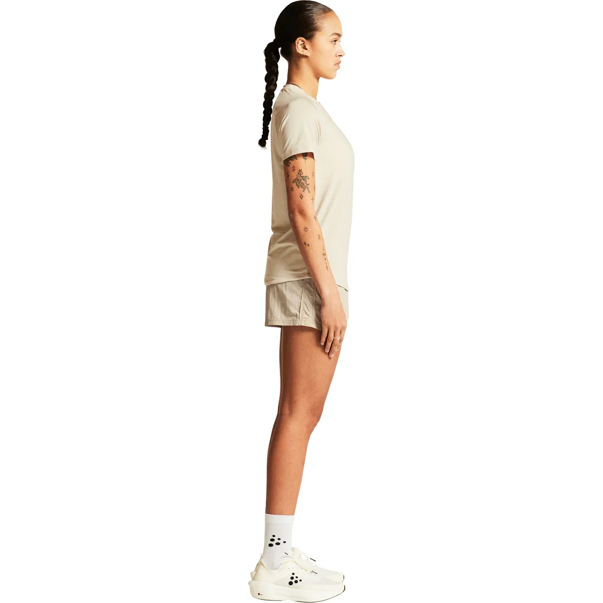 Craft Collective Trænings T-shirt Dame Plaster