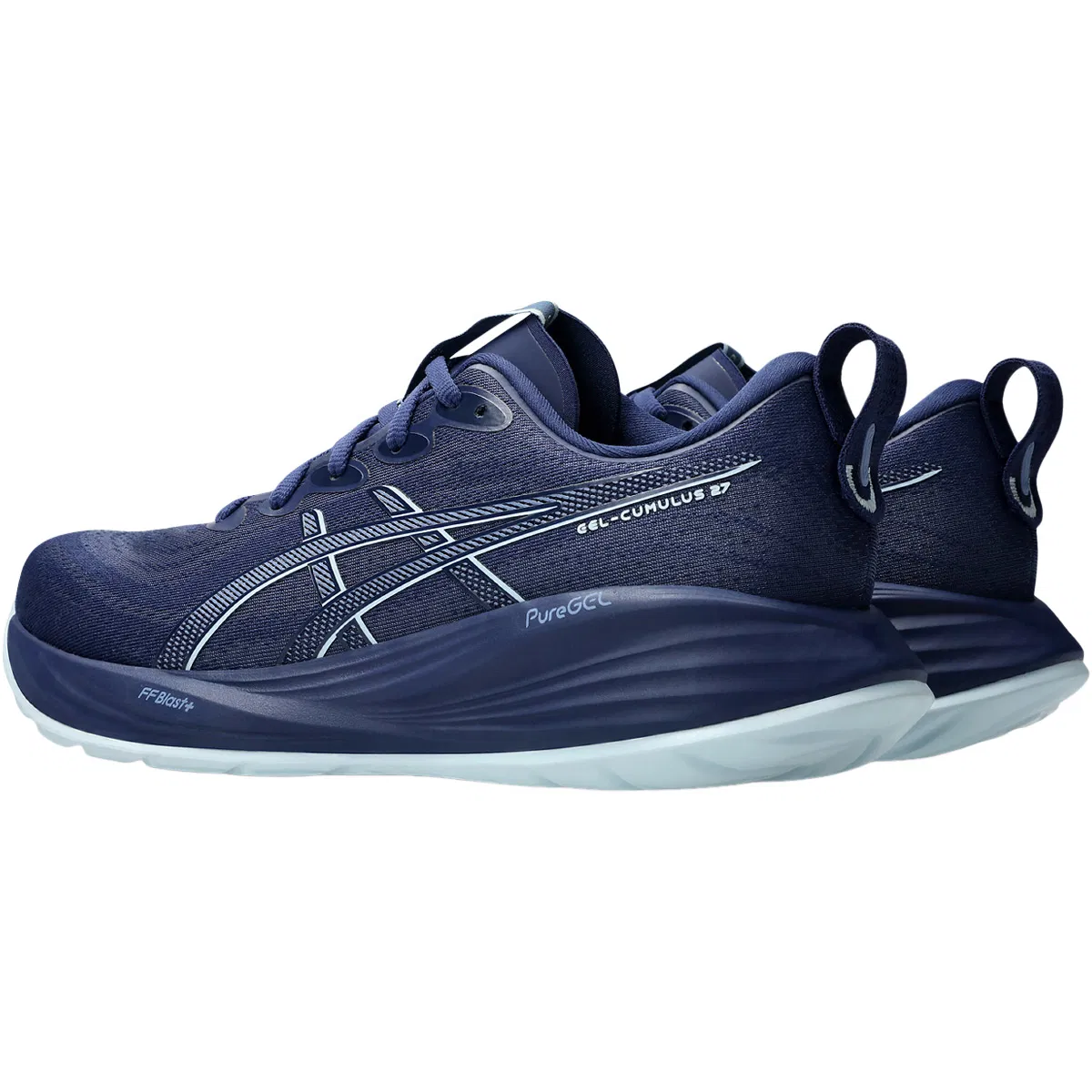 ASICS Gel-Cumulus 27 løpesko herre DEEP AQUA/FLASH YELLOW